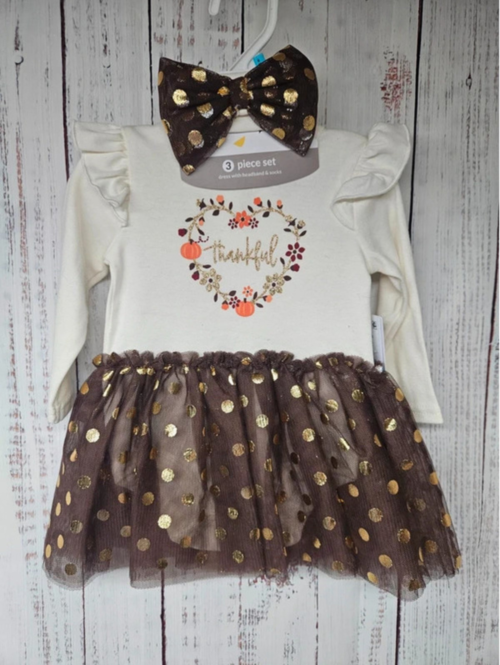 Baby Starters 3-Piece Thanksgiving Set Size 6 Months